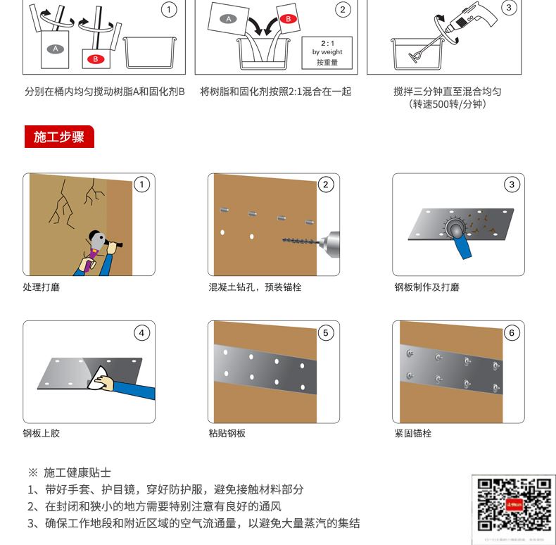 包钢龙华粘钢加固施工过程